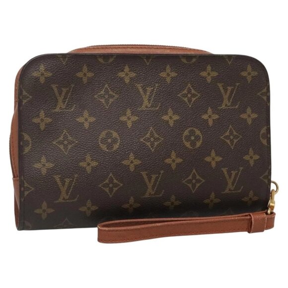 LOUIS VUITTON Monogram Orsay Clutch Bag M51790 LV Auth 131225 - Picture 1 of 16